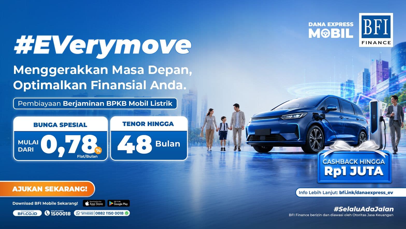 BFI Dana Express Electric Car: Turn Your Electric Car into Cash!