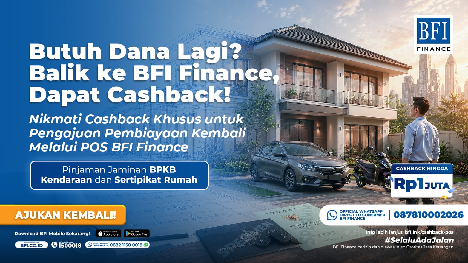 Apply for Repeat Financing and Get Up to IDR 1 Million in Cashback!